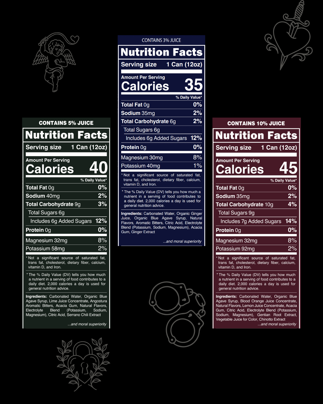 NON-ALCOHOLIC COCKTAIL VARIETY PACK - DIRTY VIRGIN
