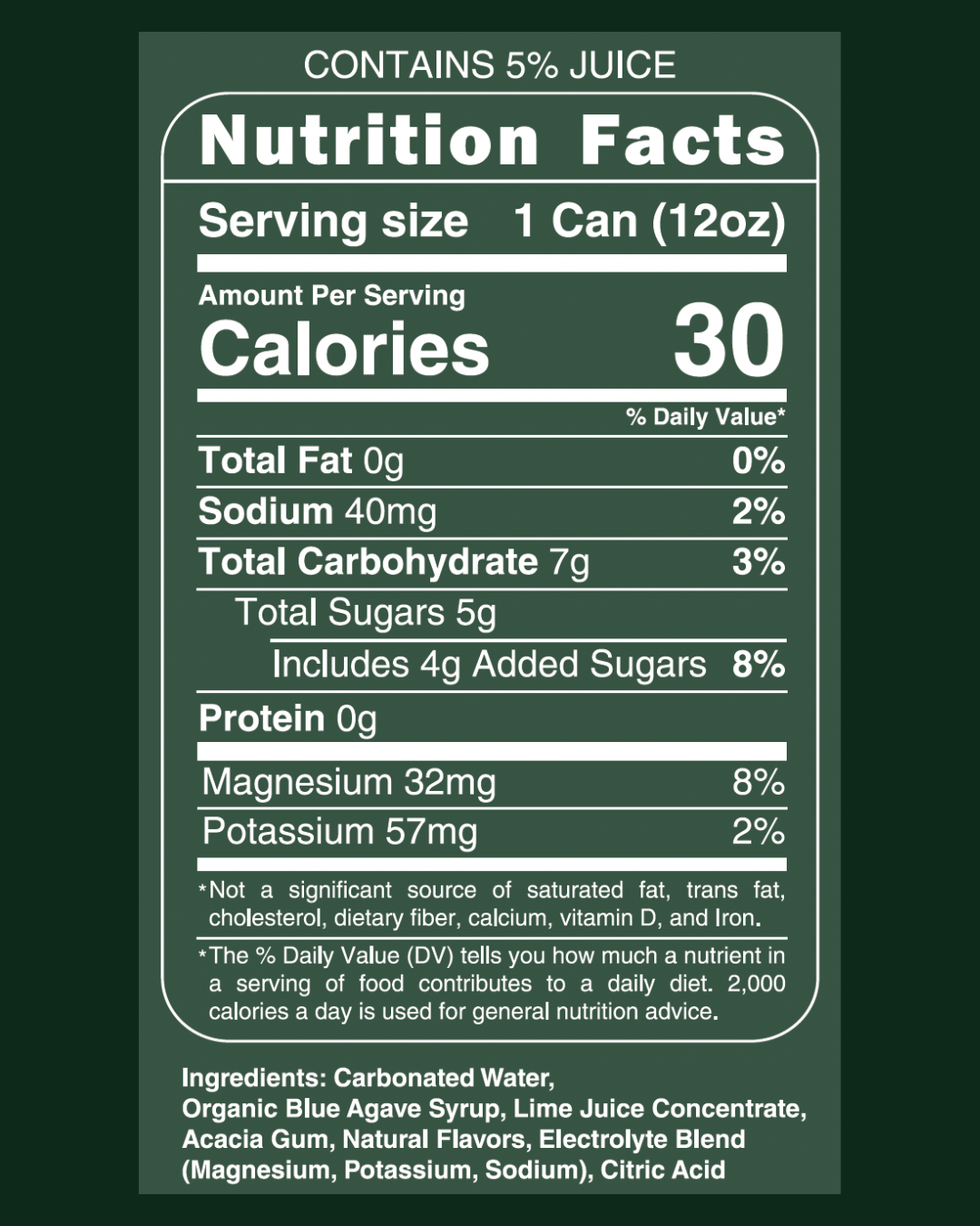 NUTRITION FACTS